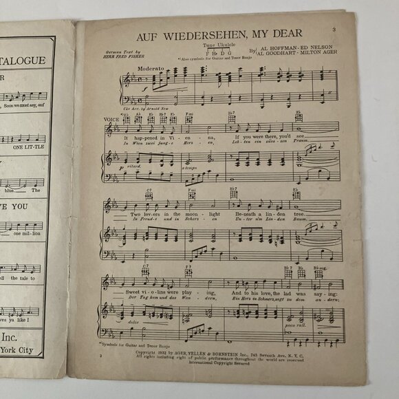 1930s Vintage Sheet Music Hallelujah I’m a Bum Andrew Sisters Crosby Nelson Eddy - Picture 12 of 16